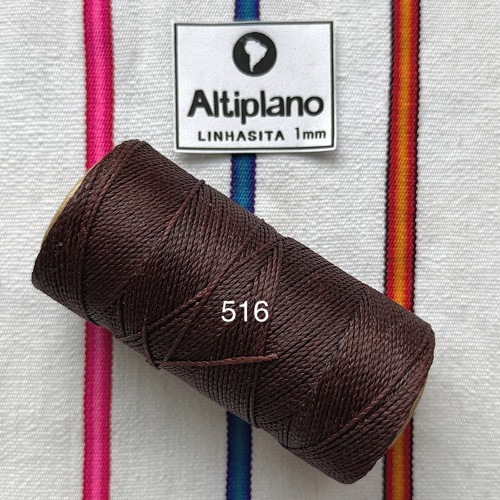 LINHASITA 1mm 516 celá cívka (červenohnědá)