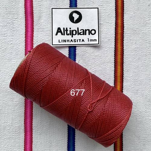 LINHASITA 1mm 677 celá cívka (červená)