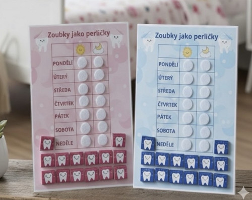 Zoubky jako perličky