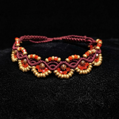 Ruby Sunset Macrame
