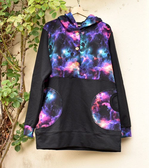 Mikina na knoflíky Magická bouře L/XL