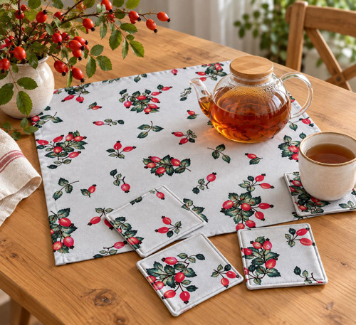 Set prostírání s šípky – ubrus a 4 podložky
