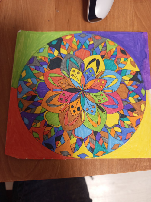 Mandala - omalovánka