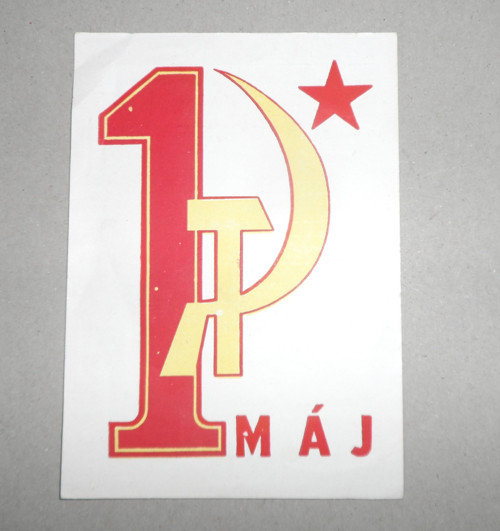 Propagační LETÁK • 1. máj, Volary 1965