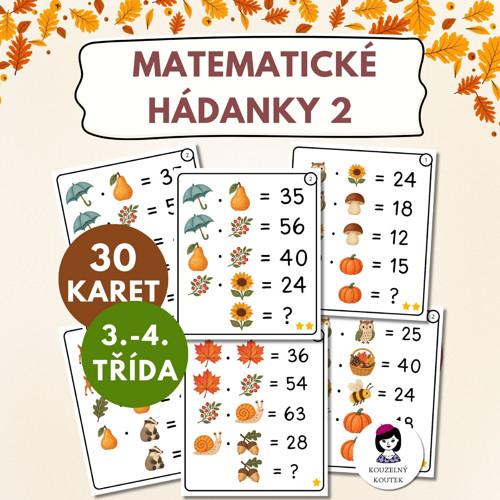 Podzimní matematické výzvy 2 | Rébusy | Šifrování