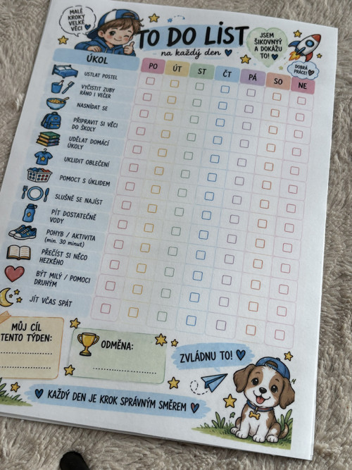 TO DO LIST PRO DĚTI – týden plný úspěchů - KLUK