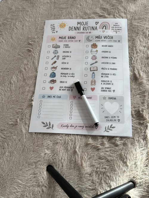 MOJE DENNÍ RUTINA – každý den je nový začátek!
