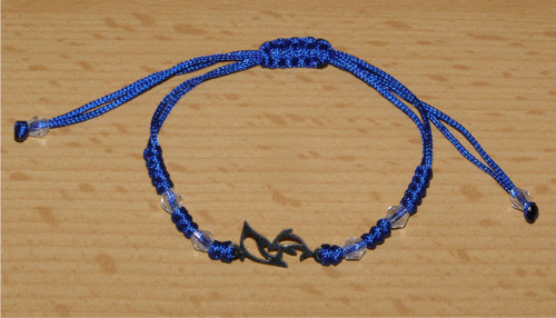 Shamballa náramek - nerez - Delfínci
