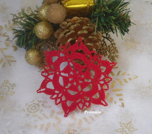 Vločka první 2017 červená