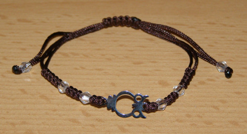 Shamballa náramek - nerez - Sova
