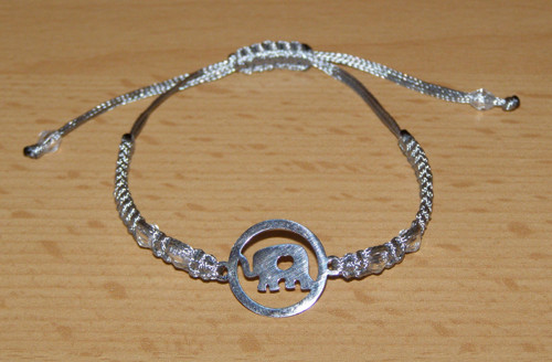 Shamballa náramek - nerez - Slon