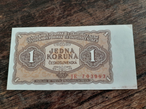 1 koruna 1953 — foto 1