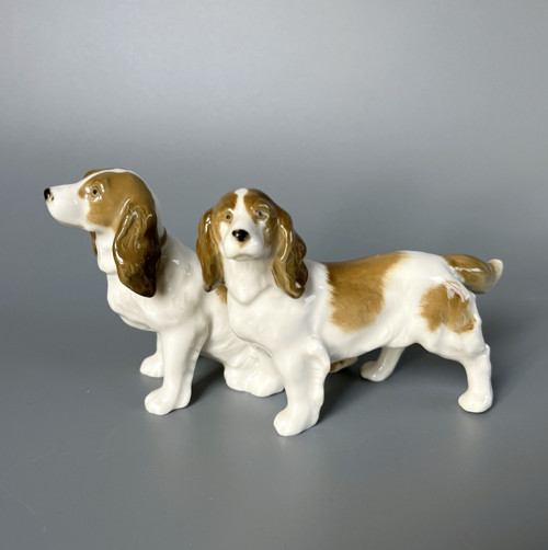 Hutschenreuther Soška Dvojice psů D 14.5cm