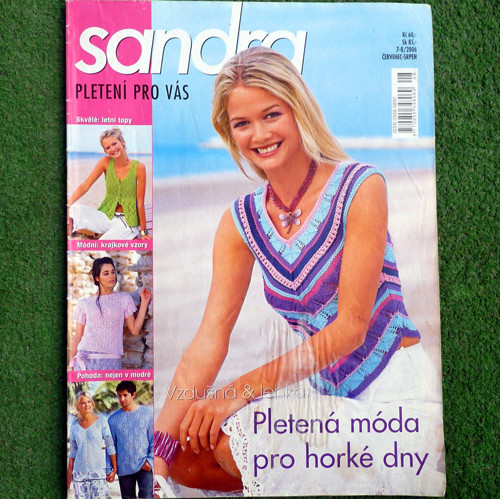Sandra č.7-8/2006 - pletená móda pro horké dny
