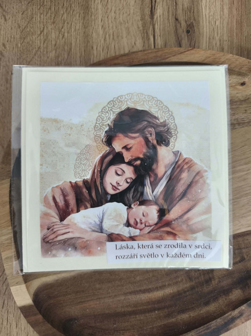 Vánoční přání Láska, která je světlem