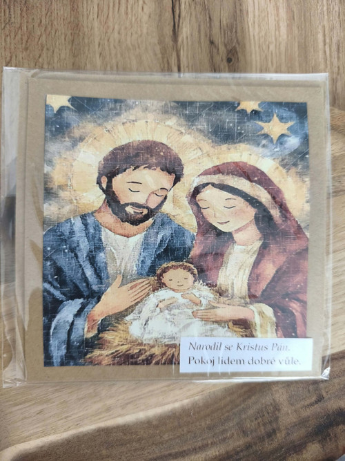 Vánoční přání Narodil se Kristus Pán