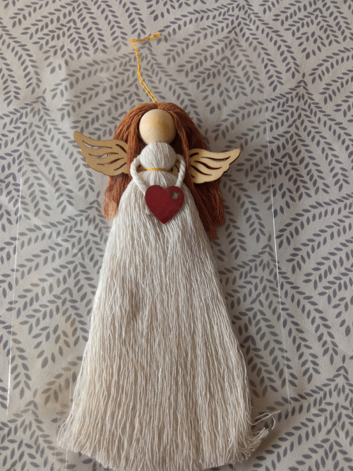 Macramé anděl
