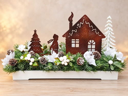Adventní svícen,, Kluk u domu,,