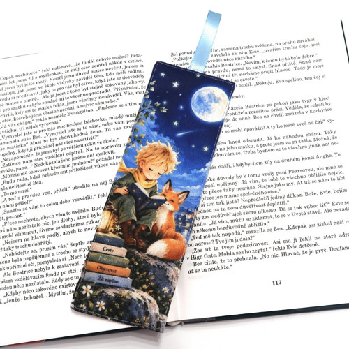 MALÝ PRINC - textilní záložka do knihy