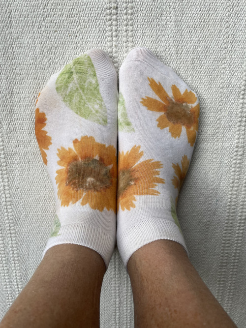 Ponožky ecoprint