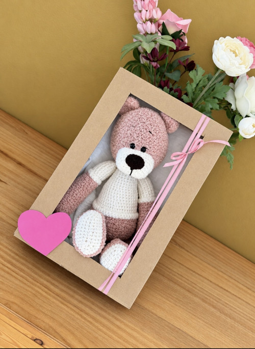 Háčkovaný teddy medvídek