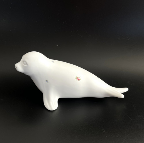 Tirschenreuth Porcelánová soška Tuleň D 16 cm
