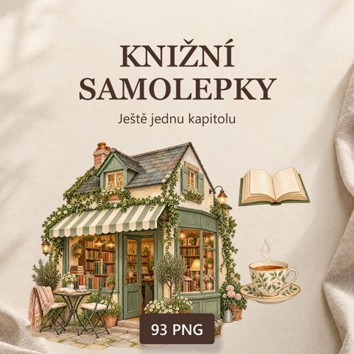 93 samolepek PNG | Ještě jednu kapitolu