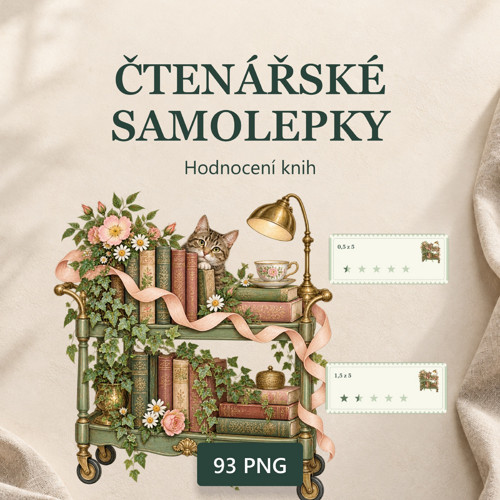 93 samolepek PNG | Moje čtenářské hodnocení