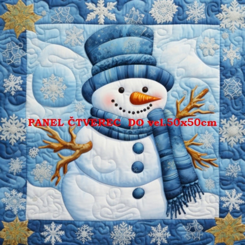 Bavlněný panel 10x10 cm - skladem