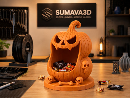 Halloween dýně na sladkosti – Pumpkin Candy Holder