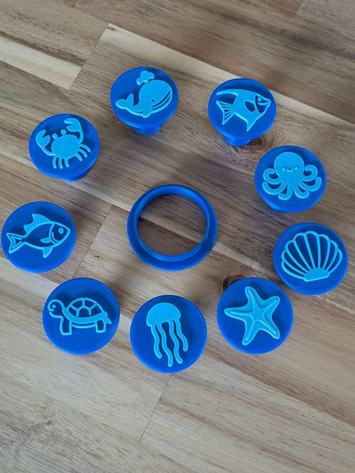 Razítka na modelínu Oceán Montessori