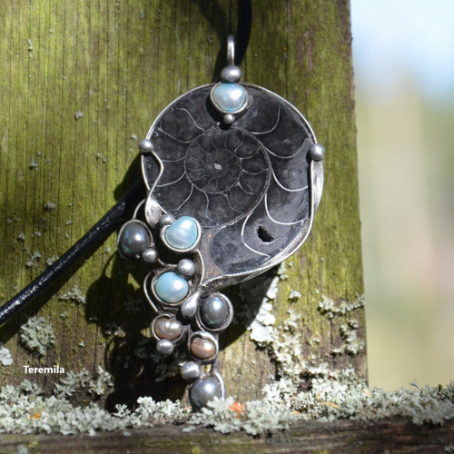 Elegance - amonit, perla