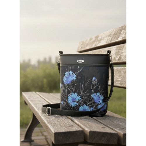 Crossbody kabelka Sandra Chrpa – motiv chrpa