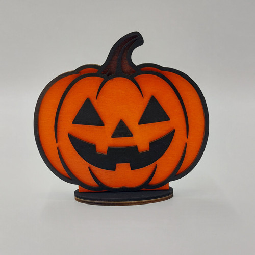 Halloween dýně z překližky