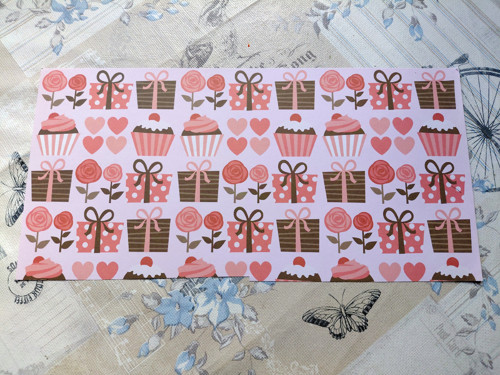 Scrapbookový papír 15x30cm
