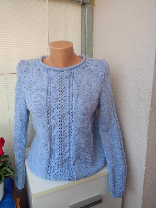 Svetr merino Blue