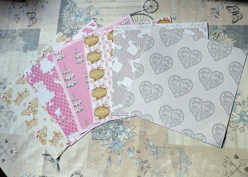 Scrapbookové papíry sada 20,3x20,3 cm