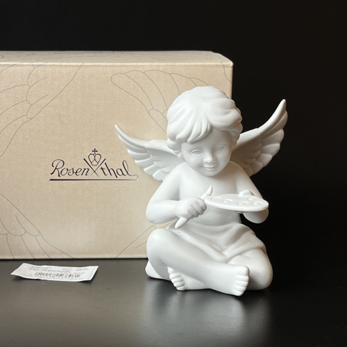 Rosenthal Porcelánová soška Anděl malíř 10 cm