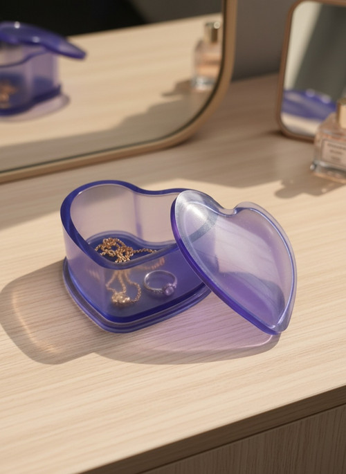 Designová dózička „Křišťálové srdce“