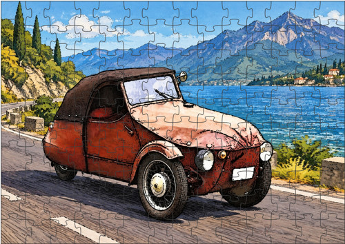 PUZZLE 300 dílků Velorex na cestách — foto 1