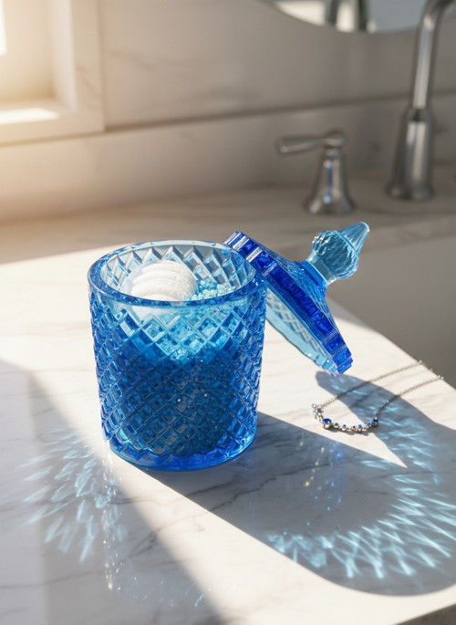 Designová dóza „Blue Diamond“ — foto 1