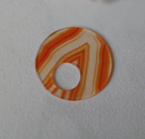 Achát - donut 50mm