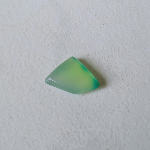 Achát zelený - kabošon 21x16mm