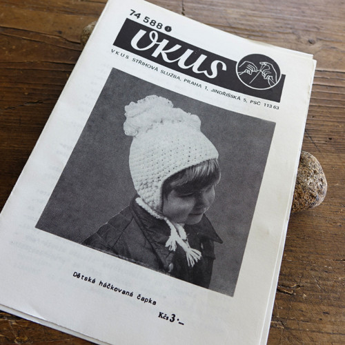VKUS 74588 ... háčkovaná dětská čapka — foto 1