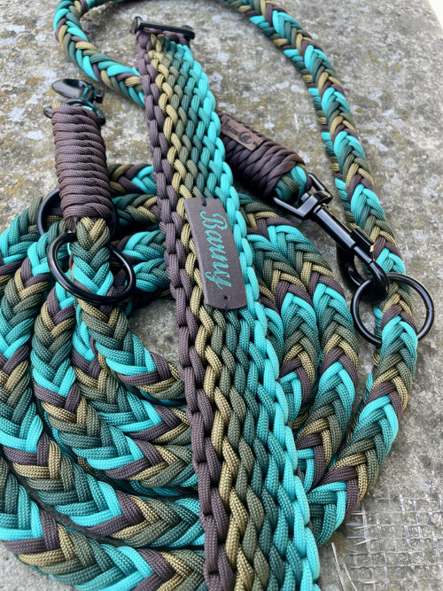 Paracord obojek s nastavitelným řemínkem