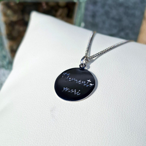 Náhrdelník Memento mori/Carpe diem