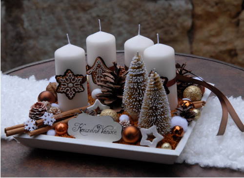 Adventní perníčková dekorace