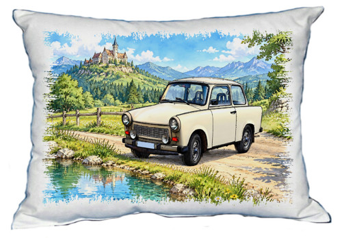 Moon River Trabant polštářek 30 x 40 cm