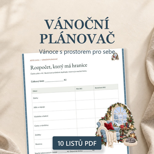 Vánoce s prostorem pro sebe | PDF plánovač