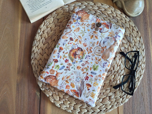 Pouzdro/sáček nejen na knihu - Zvířátka na podzim